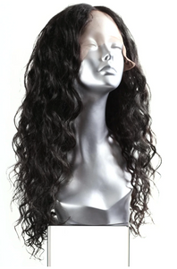 CUSTOM COLORED & STYLED INDIAN CURLY VIRGIN LACE FRONT WIG
