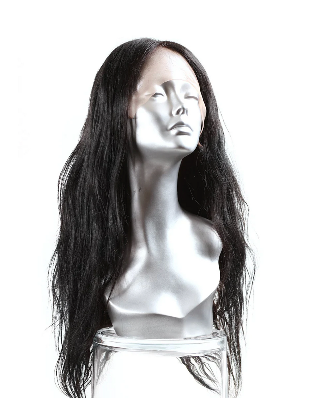 CUSTOM COLORED & STYLED INDIAN VIRGIN STRAIGHT LACE FRONT WIG